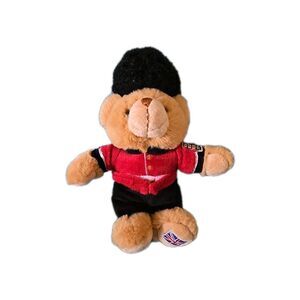Keel Toys British Royal Guard Queen Buckingham Palace Teddy Bear Plush 8.5"